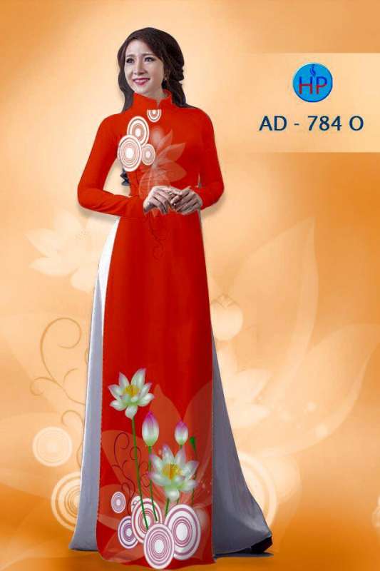 Vải áo dài Hoa Sen 3D