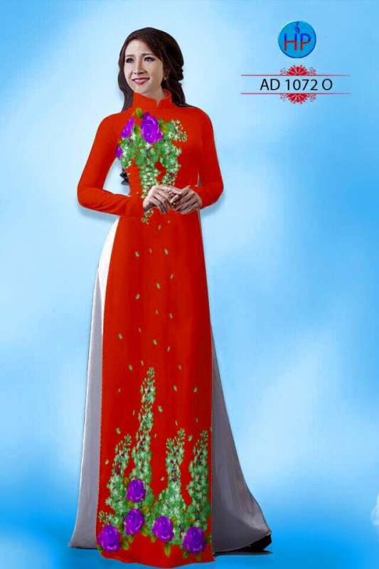 Vải áo dài hoa nhỏ