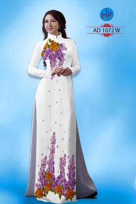 Vải áo dài hoa nhỏ-DT 1460