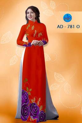 Vải áo dài hoa dưới-DT 1479