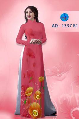 Vải áo dài hoa 3D-DT 1505