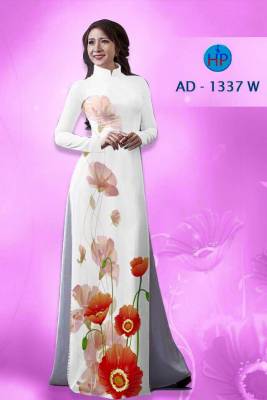 Vải áo dài hoa 3D-DT 1505