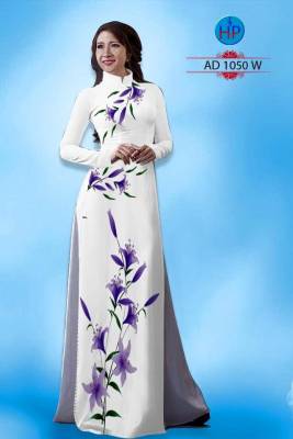 Vải áo dài hoa dọc toàn thân-DT 1507