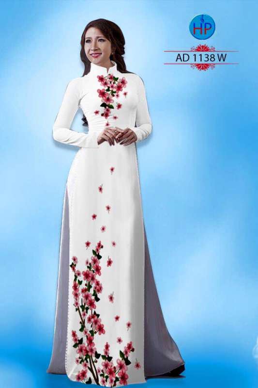 Vải áo dài hoa nhỏ