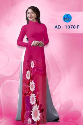 Vải áo dài hoa dưới-DT 1527