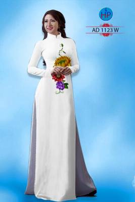 Vải áo dài hoa 3D-DT 1559