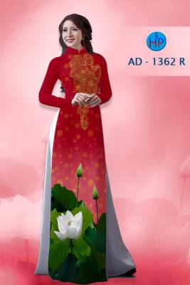 Vải áo dài hoa Sen-DT 1569