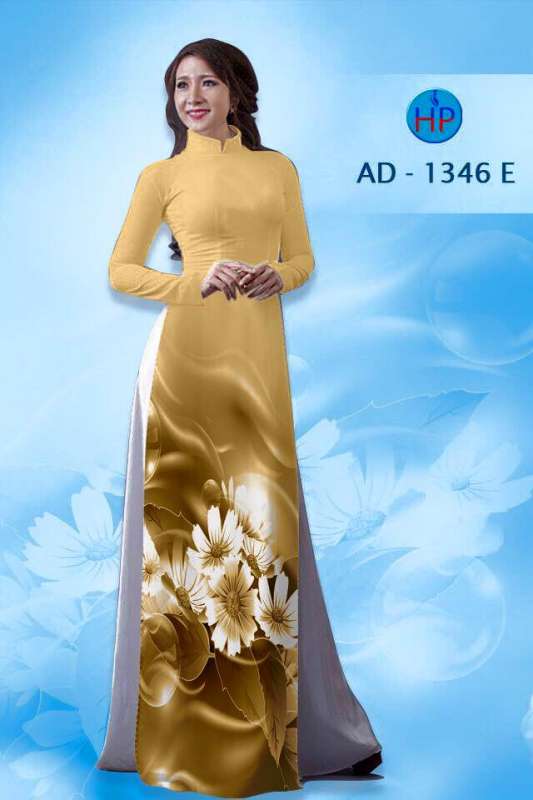 Vải áo dài hoa Cúc