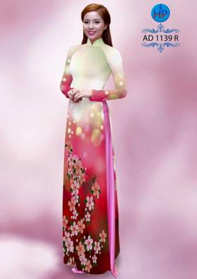 Vải áo dài hoa nhỏ-DT 1586