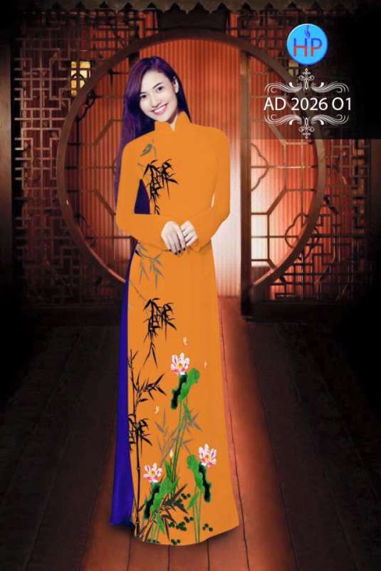 Vải áo dài hoa Sen