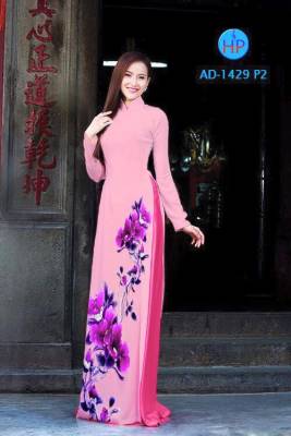 Vải áo dài hoa 3D-DT 1647