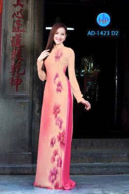 Vải áo dài hoa mờ-DT 1650