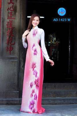 Vải áo dài hoa mờ-DT 1650