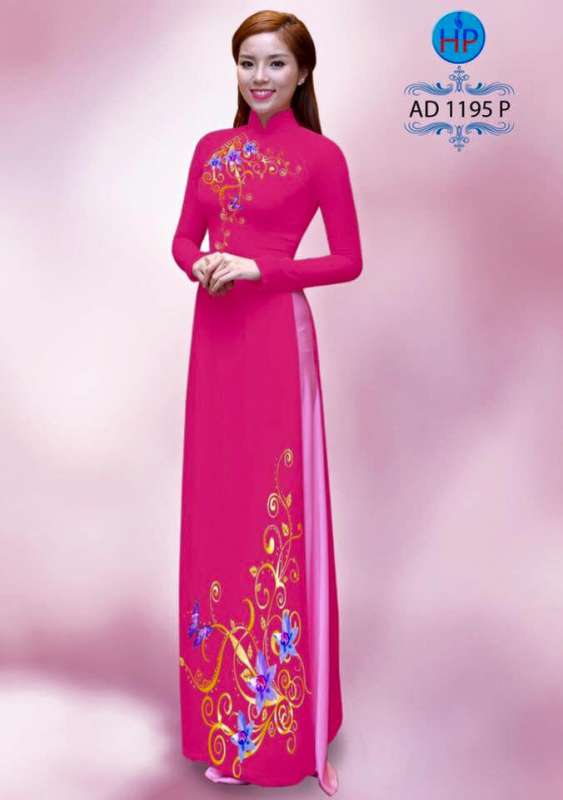Vải áo dài hoa nhỏ