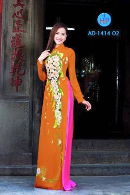 Vải áo dài hoa leo-DT 1656