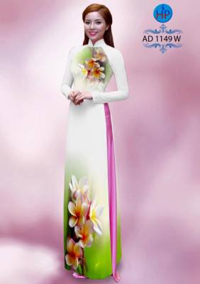 Vải áo dài hoa Sứ-DT 1658