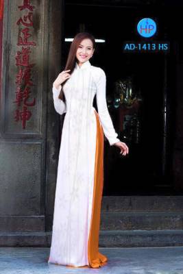 Vải áo dài hoa dọc-DT 1662