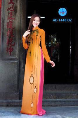 Vải áo dài hình đồng hồ-DT 1699