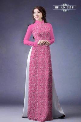 Vải áo dài hoa nhí-DT 171