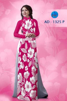 Vải áo dài hoa toàn thân-DT 1718
