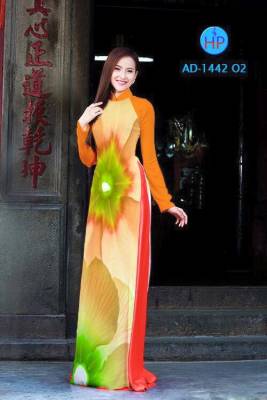 Vải áo dài cánh hoa 3D-DT 1720