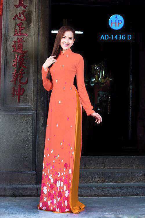 Vải áo dài hoa nhỏ