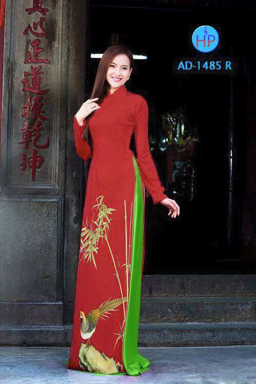Vải áo dài chim Cúc Cu