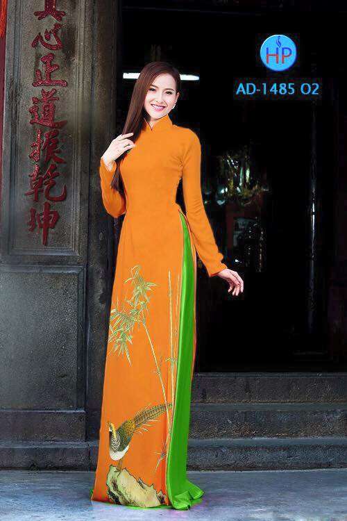 Vải áo dài chim Cúc Cu