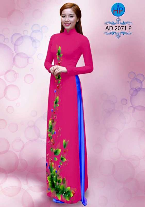 Vải áo dài nhánh hoa