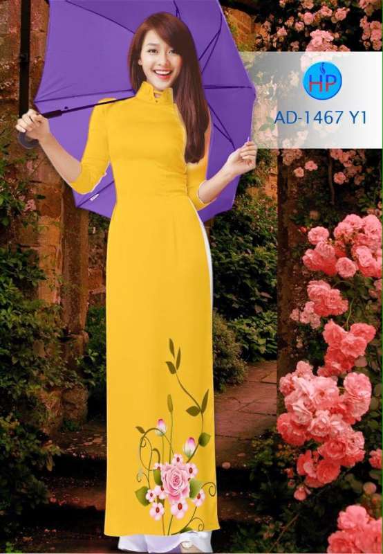 Vải áo dài hoa dưới Vải áo dài hoa dưới