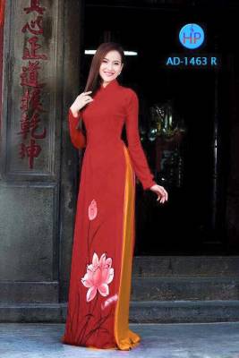 Vải áo dài bông Sen-DT 1755