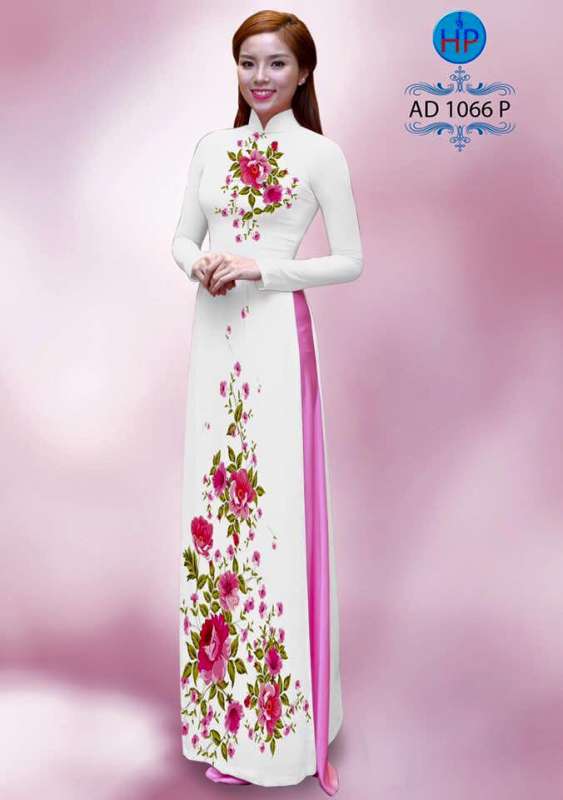Vải áo dài hoa dây