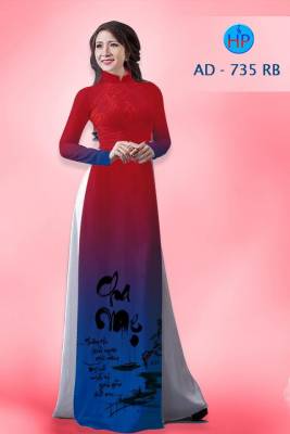 Vải áo dài chữ Thư Pháp-DT 1757