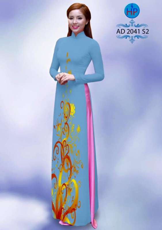 Vải áo dài hoa văn