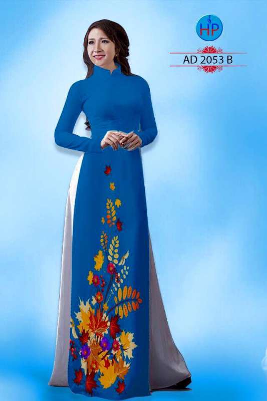 Vải áo dài hoa tà dưới Vải áo dài hoa tà dưới