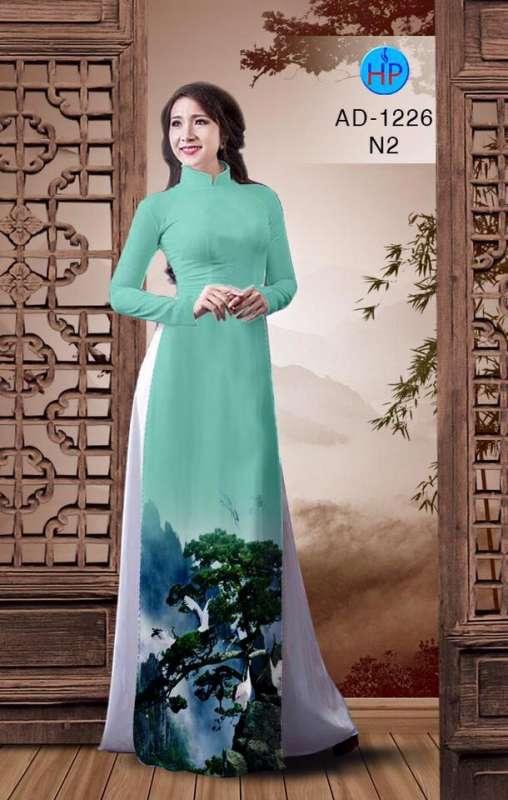 Vải áo dài phong cảnh Vải áo dài phong cảnh