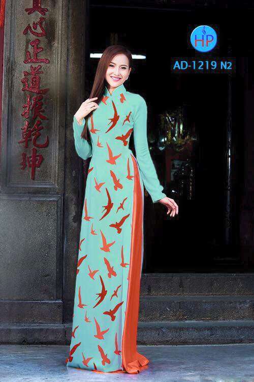 Vải áo dài chim én