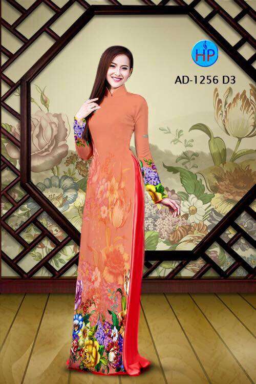 Vải áo dài hoa dưới
