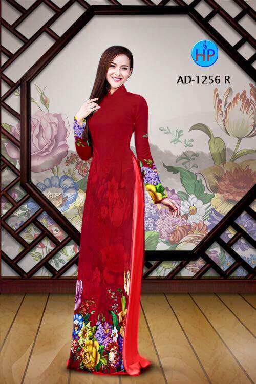 Vải áo dài hoa dưới