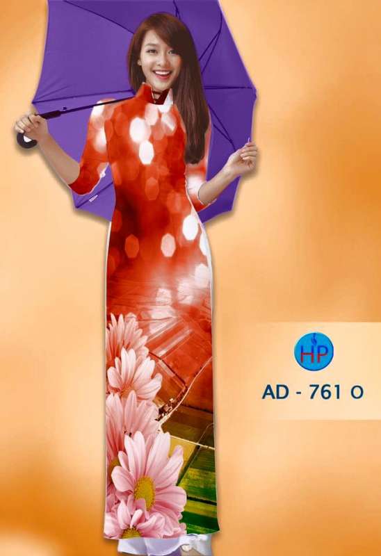 Vải áo dài hoa Cúc Vải áo dài hoa Cúc