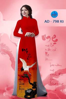Vải áo dài thư pháp-DT 1897