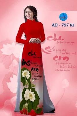 Vải áo dài thư pháp-DT 1898