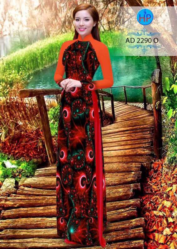 Vải áo dài lập thể 3D