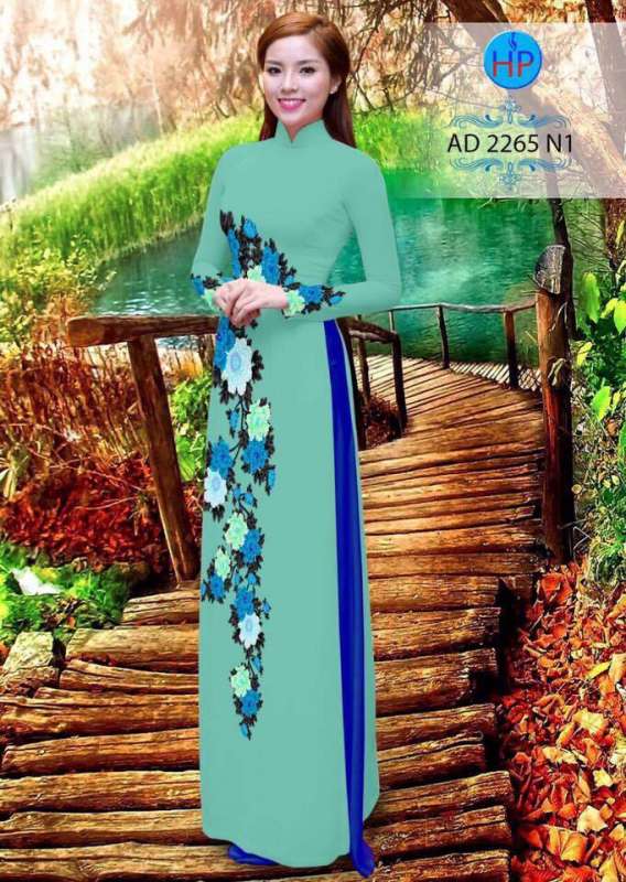 Vải áo dài hoa dây Vải áo dài hoa dây