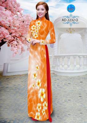 Vải áo dài hoa dọc toàn thân-DT 2007