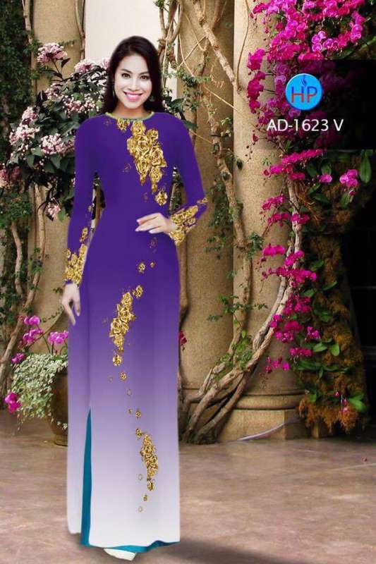 Vải áo dài hoa chữ S