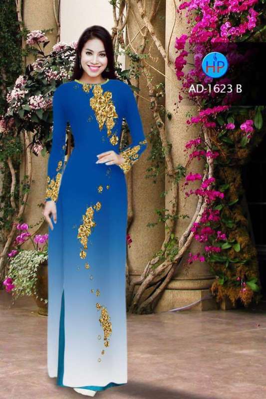 Vải áo dài hoa chữ S