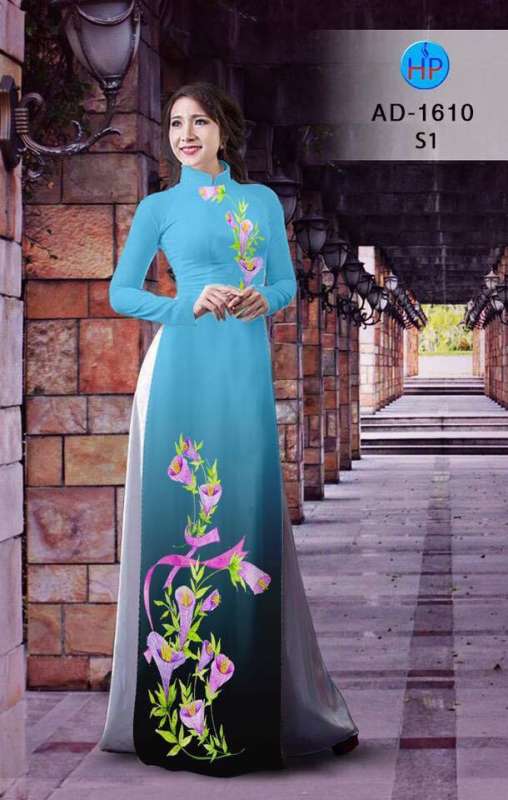 Vải áo dài hoa dây