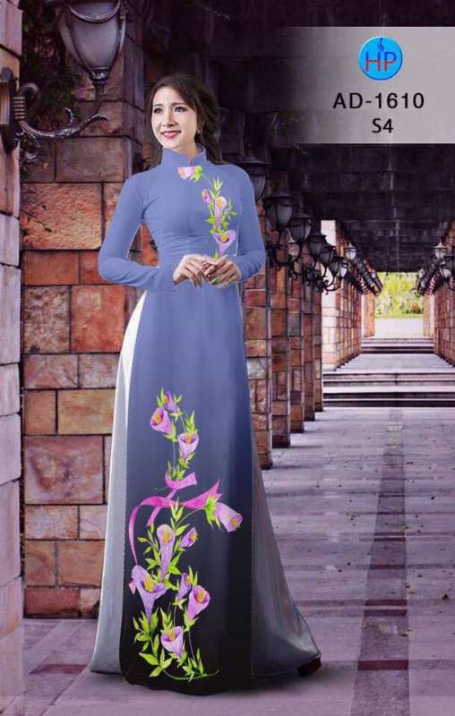 Vải áo dài hoa dây