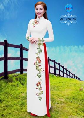 Vải áo dài hoa dây-DT 2052